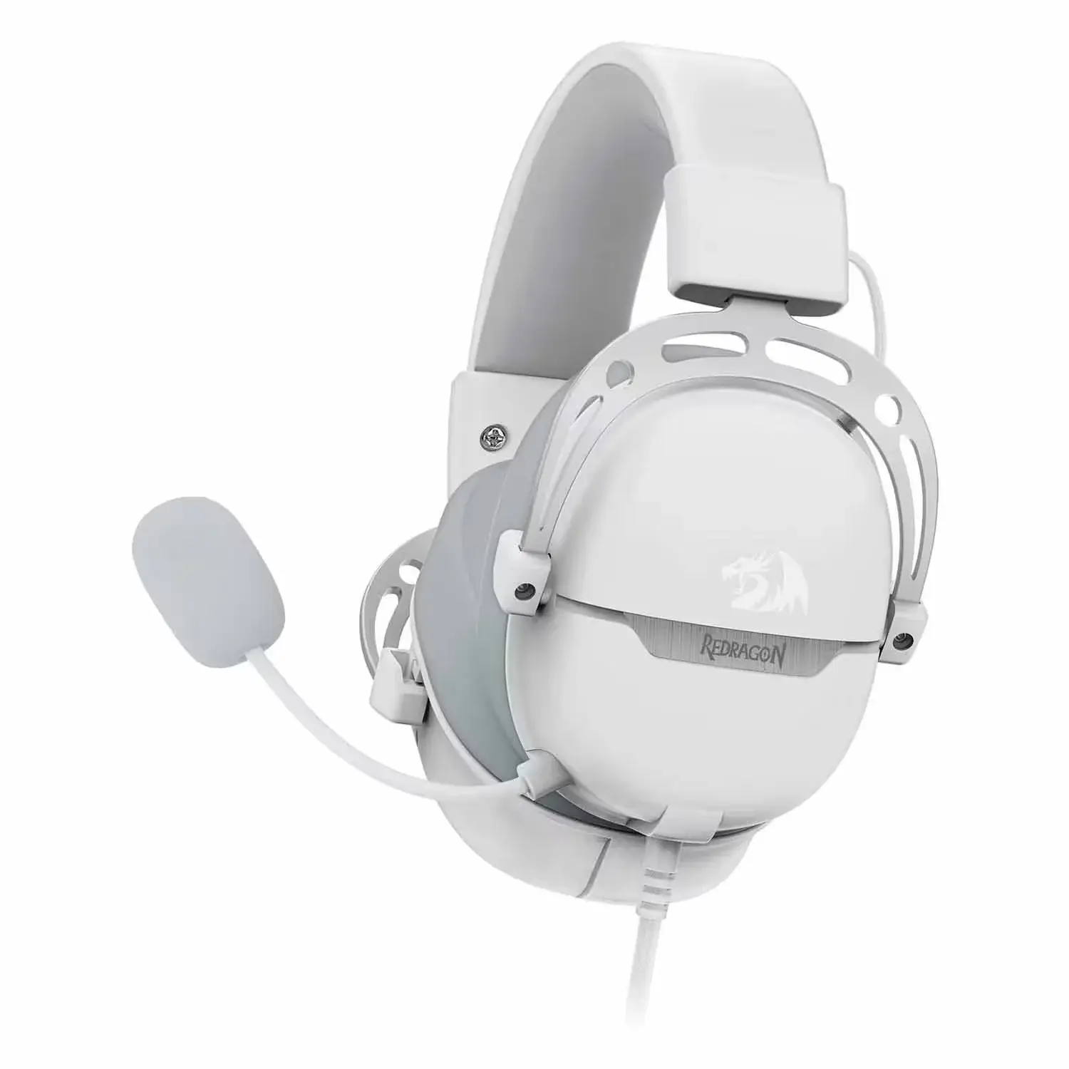 Headset Redragon Aurora H376WG USB - Branco - Imagem 3