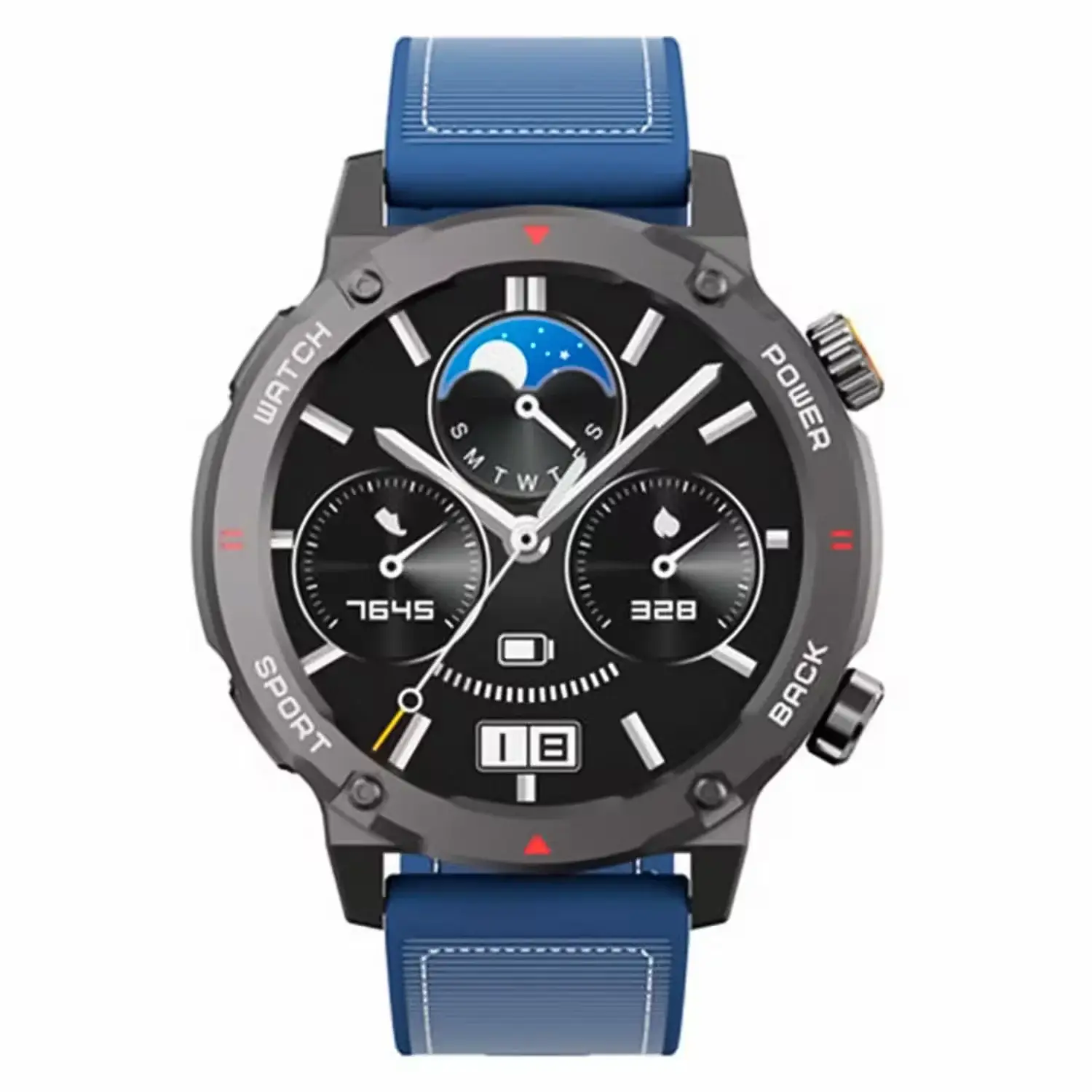 Smartwatch Imilab Imiki Xplorer Scout D2 Bluetooth - Preto Azul - Imagem 2