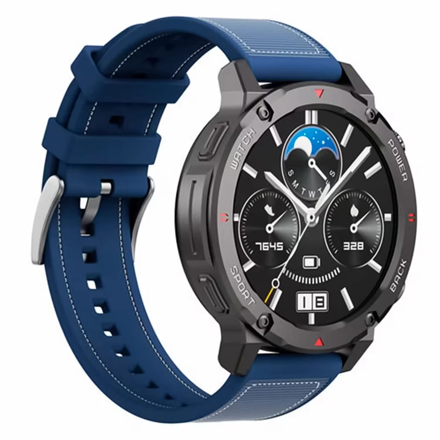 Smartwatch Imilab Imiki Xplorer Scout D2 Bluetooth - Preto Azul - Imagem 3